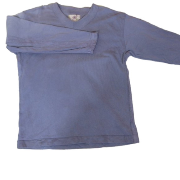 THE Territory Ahead Men's Matte Blue V-Neck Sweatshirt Size Medium - Picture 3 of 6